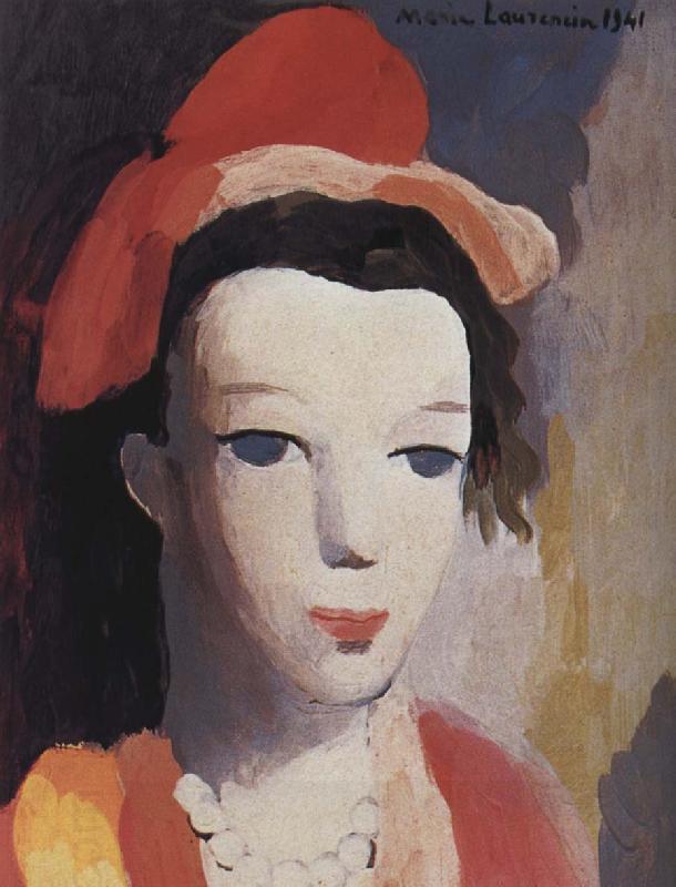 Marie Laurencin Woman wearing the roseal hat China oil painting art